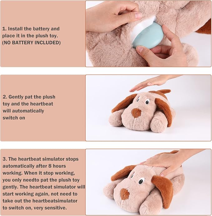 Puppy Heartbeat Toy, Dog Heartbeat Toy - Image 8