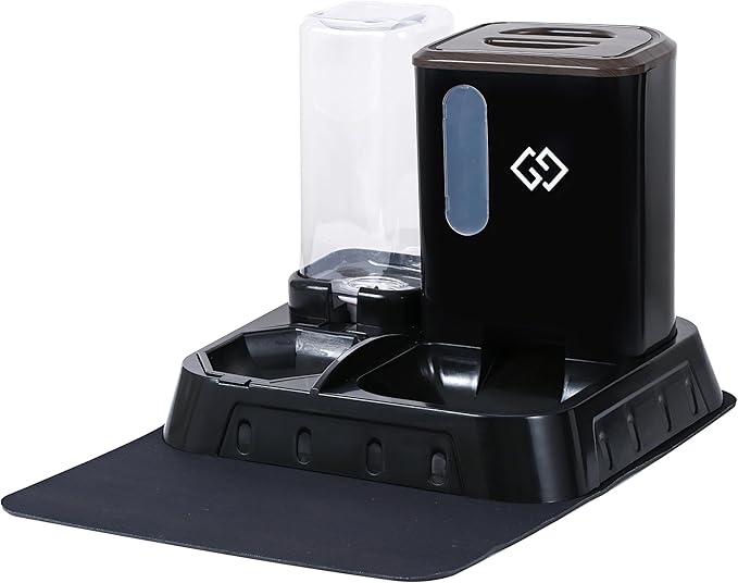 Gravity Cat Feeder and Automatic Water Dispenser by GardenGuardian
