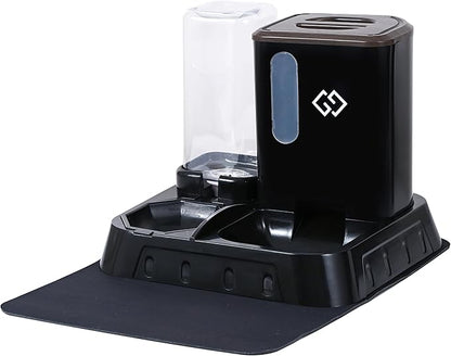 Gravity Cat Feeder and Automatic Water Dispenser by GardenGuardian