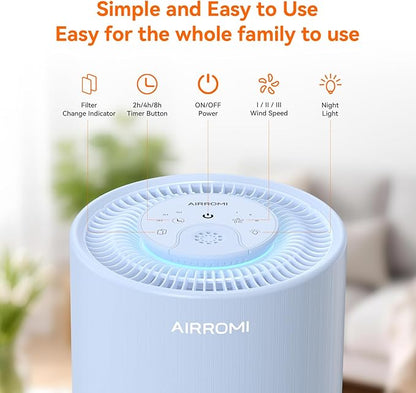 AIRROMI Air Purifier for Bedroom - Image 3