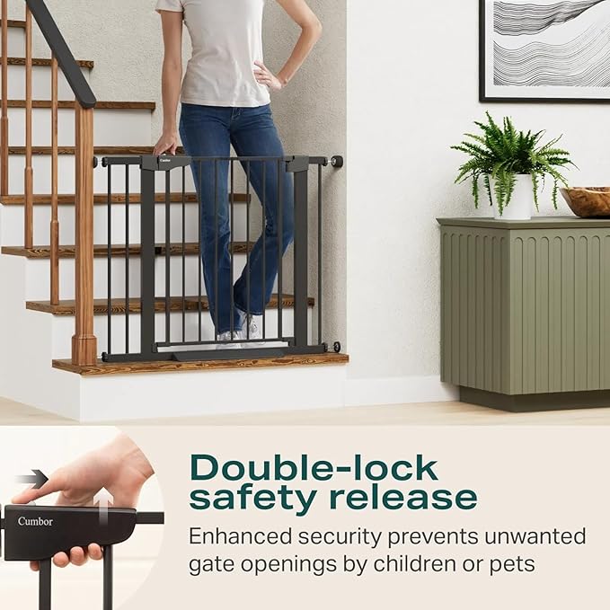 Cumbor 2 Pack 29.7-40.6" Baby Gate - Image 4