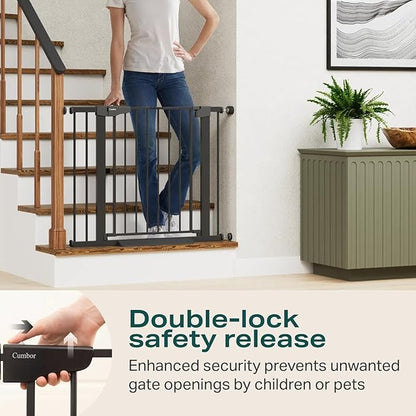 Cumbor 2 Pack 29.7-40.6" Baby Gate - Image 4