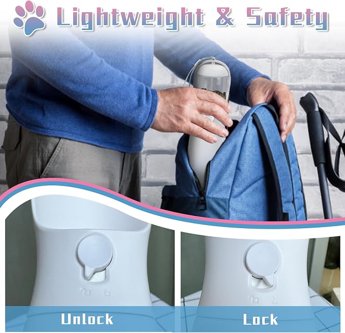 Portable 2-in-1 Pet Water Bottle - Image 8