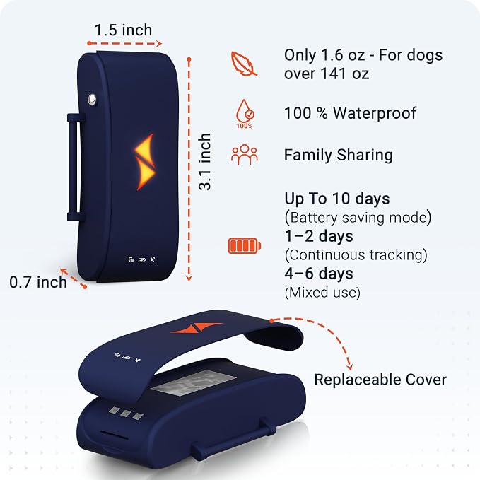 PAJ GPS Dog Tracker - 4G Real-Time Tracking & Runaway Alerts - Waterproof - Image 7