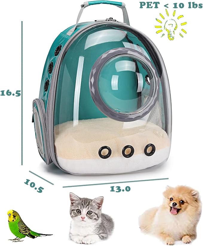 Bubble Cat Carrier Backpack Transparent Pet Carrier Backpack - Image 2