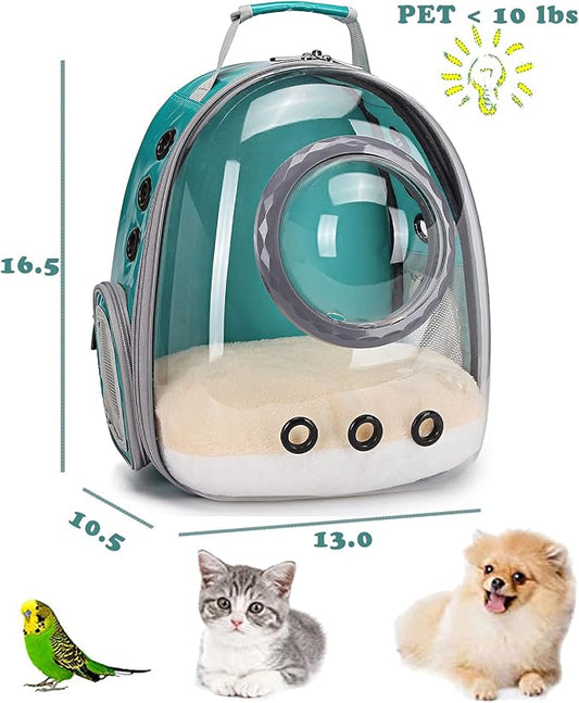 Bubble Cat Carrier Backpack Transparent Pet Carrier Backpack - Image 2