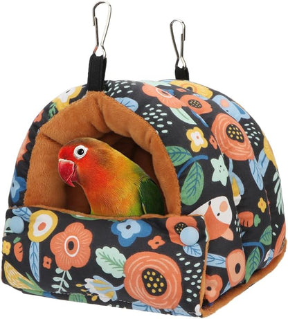 Wontee Bird Nest House Winter Warm Snuggle Hut Bird Bed Hanging Hammock by Wontee