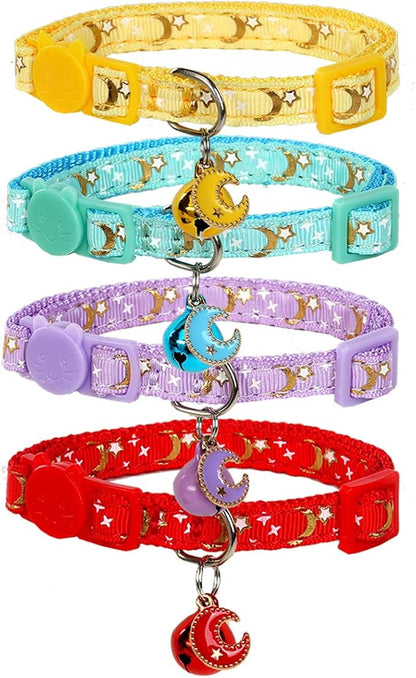 Yizepet Cat Collars with Bells, Breakaway Kitten Collar, Cute Kitty Collar by Yizepet