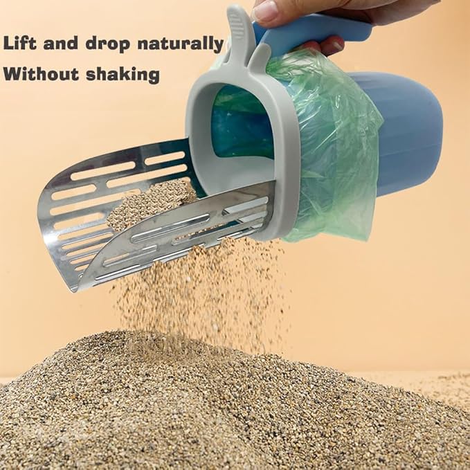 Cat Litter Scoop, Large Capacity Mess-Free Cat Litter Scooper - Image 2