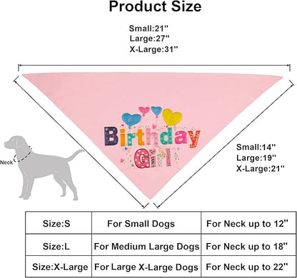ADOGGYGO Dog Birthday Hat Bandana Girl - Image 3