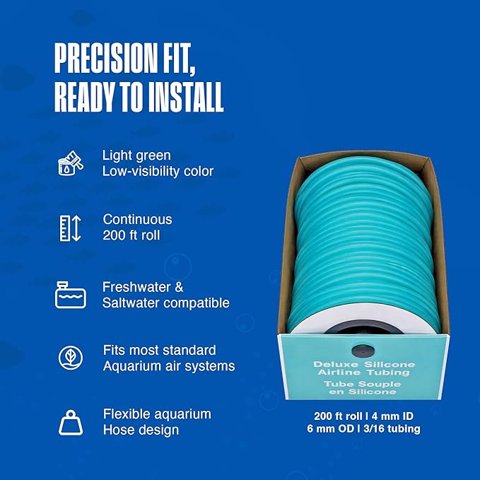 PENN PLAX deluxe silicone airline tubing 200 feet long - Image 4