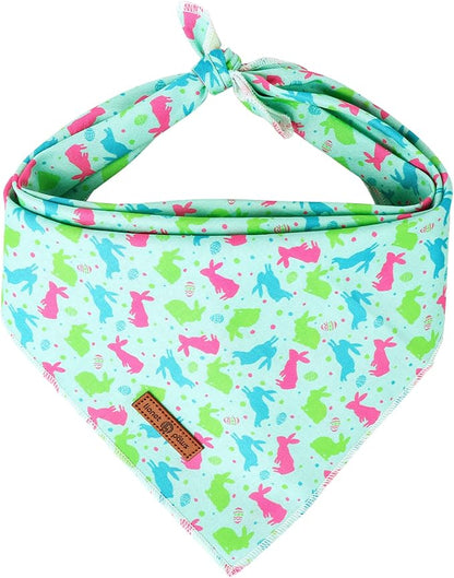 lionet paws Easter Bunny Egg Dog Bandana by lionetpaws