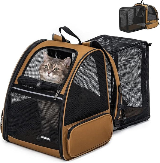 Cat Backpack，Expandable Cat Carrier Backpack, Dog Backpack Carrier and Pet by Unknown
