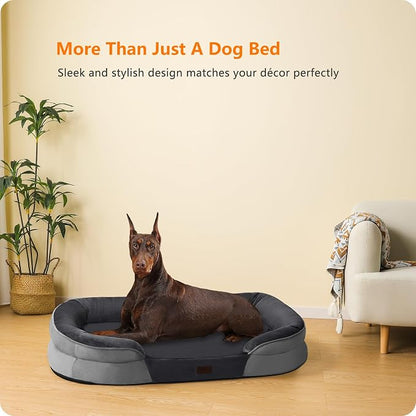 Dwanton Orthopedic Dog Bed for Extra Extra Large Dogs - Image 9