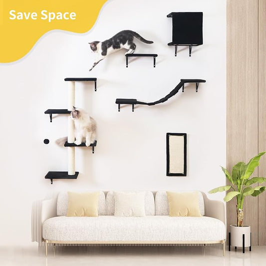 Modern Wall-Mounted Cat Furniture - Image 2