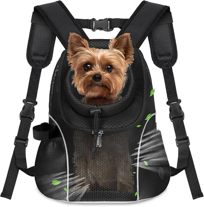 WOYYHO Pet Dog Carrier Backpack Small Dog Front Backpack Ventilated Mesh Dog by WOYYHO