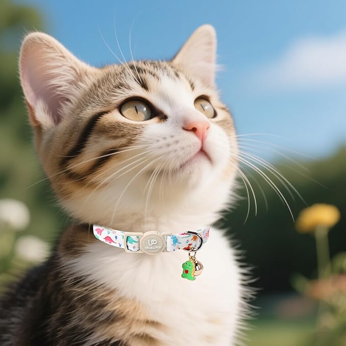 Cat Collar, Cat Collar with Bell, - Image 4