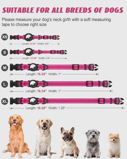 Joytale Airtag Dog Collar, Reflective Pet Collar - Image 6