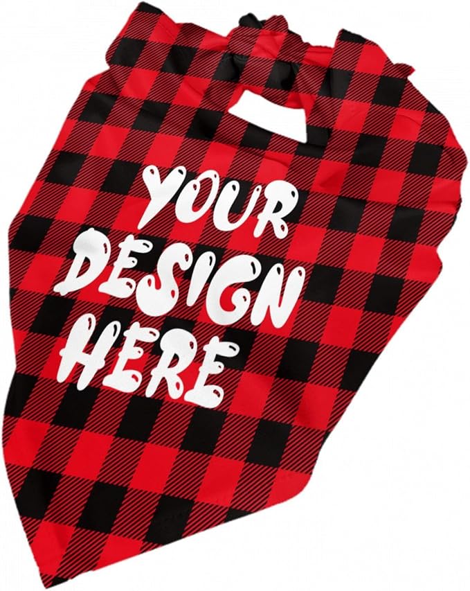 Custom Dog Bandana Add Your Text Photo Name Personalized Neckwear Bandanas Soft - Image 6
