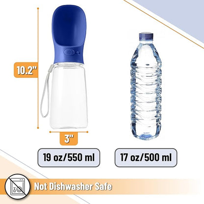 Mr. Pen Portable Dog Water Bottle, 19 oz, Travel Dog Water Bottle Dispenser - Image 3