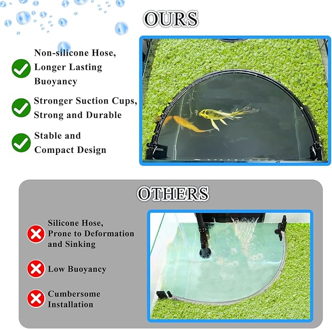 Floating Plant Corral for Aquarium, Fish Tank Accessories to Protects Duckweed - Image 5