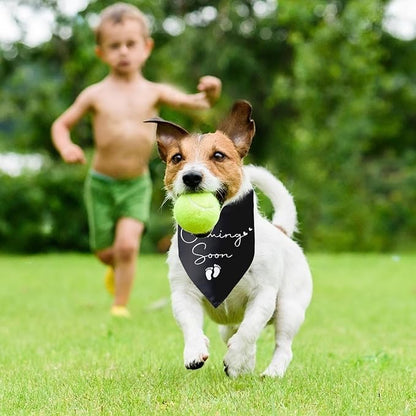 Baby Coming Soon Announcement Dog Bandana Gender Reveal Baby Announcement Pet - Image 5