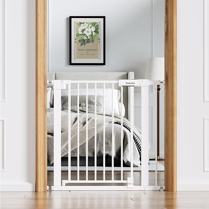 BABELIO Baby Gate for Doorways and Stairs, 31-36" Pet Gate by BABELIO