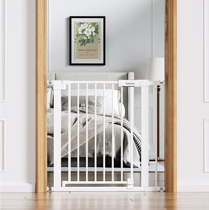 BABELIO Baby Gate for Doorways and Stairs, 31-36" Pet Gate by BABELIO