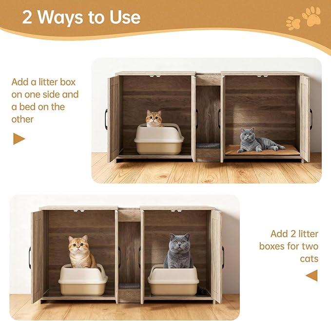 Cat Litter Box Enclosure Furniture - Image 3