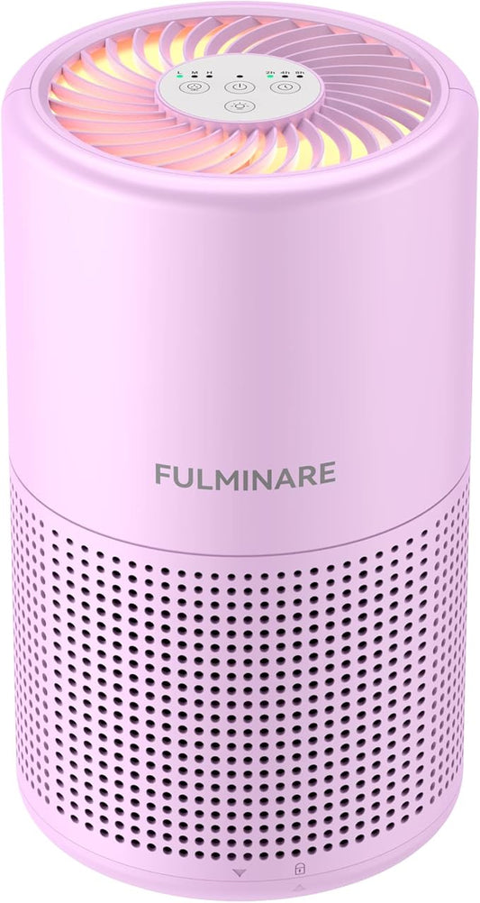 FULMINARE Air Purifiers for Home Bedroom H13 HEPA Air Purifier, 3 Speeds by PureAirPowerfulSound