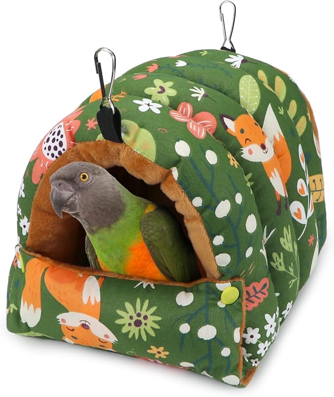 Wontee Bird Nest House Winter Warm Snuggle Hut Bird Bed Hanging Hammock - Image 6