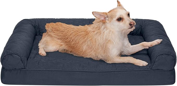 Furhaven Orthopedic Dog Bed for Medium/Small Dogs w/ Removable Bolsters & by FurHaven