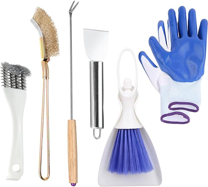 6pcs Set Bird Cage Cleaner Kit by Unknown