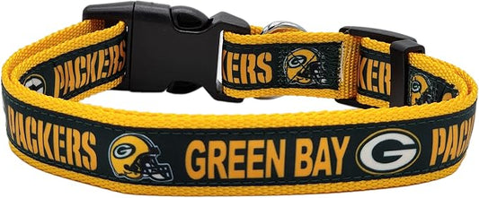 NFL PET Collar Green Bay Packers Dog Collar, Medium Football Team Collar - Image 2