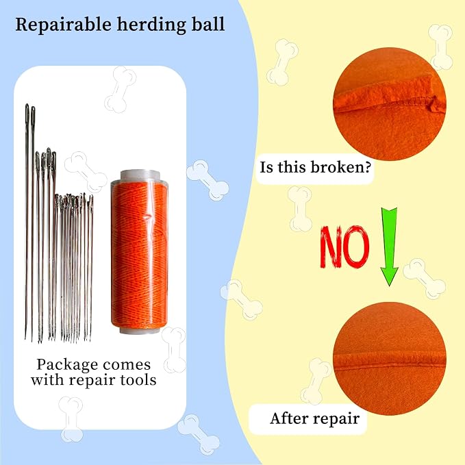 Herding Ball for Dogs, Dual Layered Herding Dog Ball Set for Australian Shepherd - Image 9