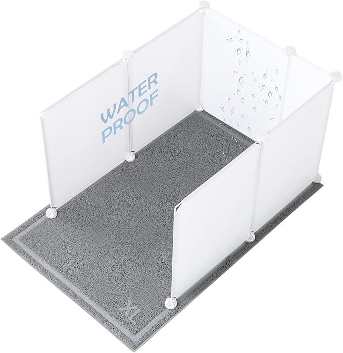 MEEXPAWS Cat Litter Box Enclosure Splash Guard Extra Large 28L × 21.5W x 18H by PETPRODUCTS