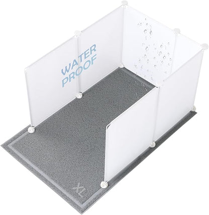 MEEXPAWS Cat Litter Box Enclosure Splash Guard Extra Large 28L × 21.5W x 18H by PETPRODUCTS