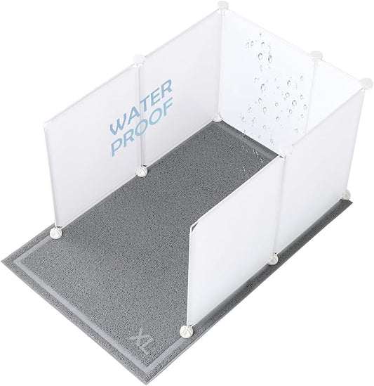 MEEXPAWS Cat Litter Box Enclosure Splash Guard Extra Large 28L × 21.5W x 18H by PETPRODUCTS