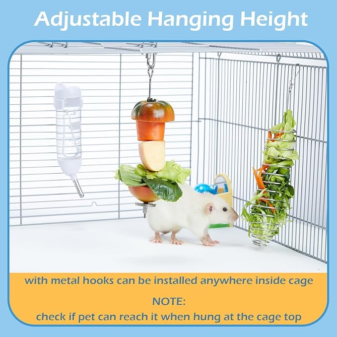 2Pcs Rat Enrichment Toys, 304 Stainless Steel Rat Foraging Toy - Image 4