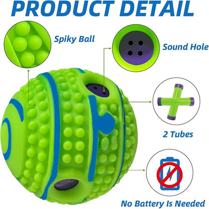 Spiky Interactive Dog Toys Ball, Shaking - Image 2