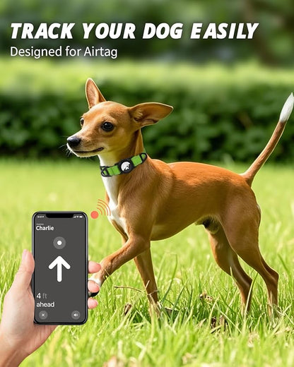 Joytale Airtag Dog Collar, Reflective Pet Collar - Image 2
