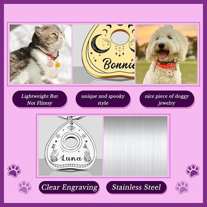 Goth Cat Tags Personalized Halloween Gifts - Image 5