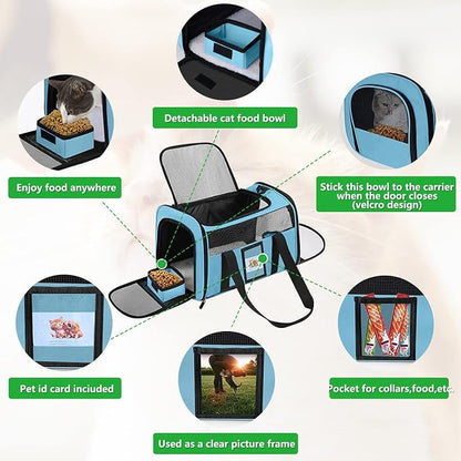 Extra Large Pet Carrier 20 lbs+, Soft Sided Cat Carriers - Image 3