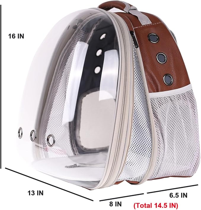 Front Extension Vented Pet Carrier Backpack - Image 2