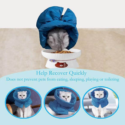Cat Recovery Collar, Soft Adjustable Cat Cone Alternative, Lightweight - Image 5