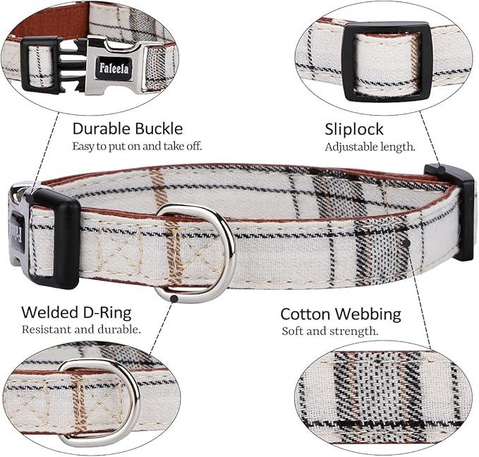 Faleela Soft &Comfy Bowtie Dog Collar, Detachable and Adjustable Bow Tie Collar - Image 2