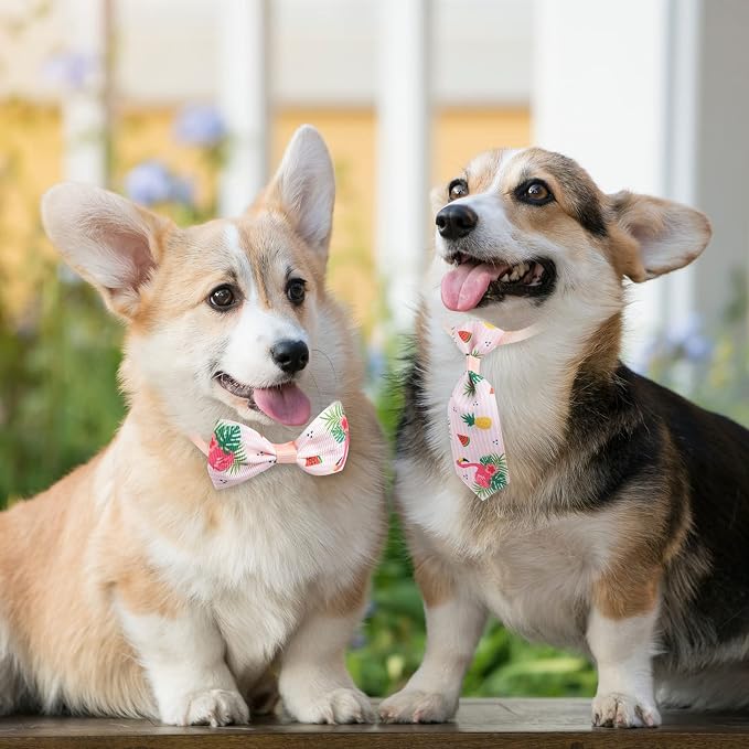 Reginary 100 Pieces Dog Bow Tie Collar Set Include 40 Dog Neckties, and 30 - Image 4