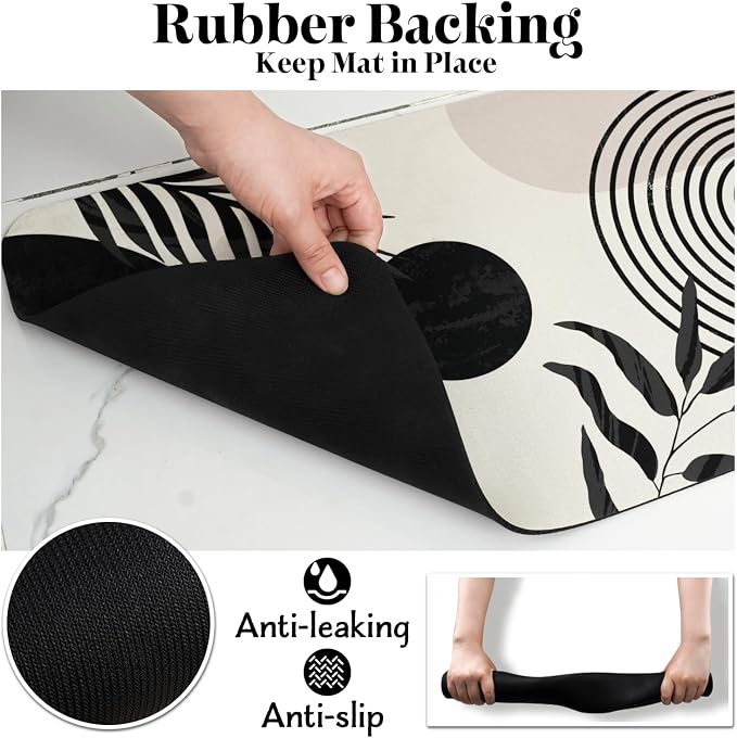 Dog Food Mats for Floors Super Absorbent, Pet Cat Food Mat - Image 6