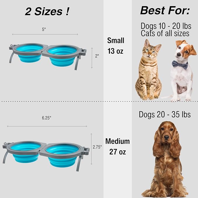 Loving Pets 73807992: Travel Double Diner Dog Bowl - Image 3