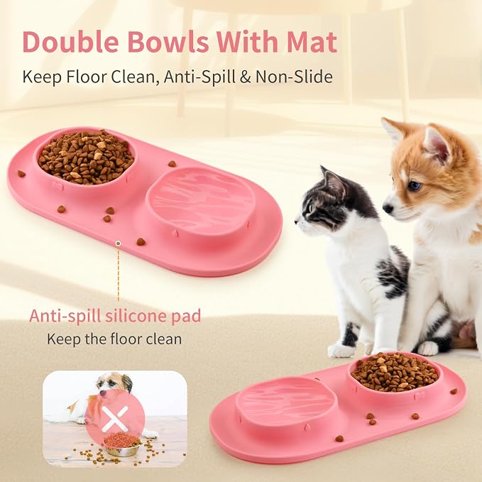 Small Size Puppy Dog Bowls: Food and Water Bowls Set - Image 6